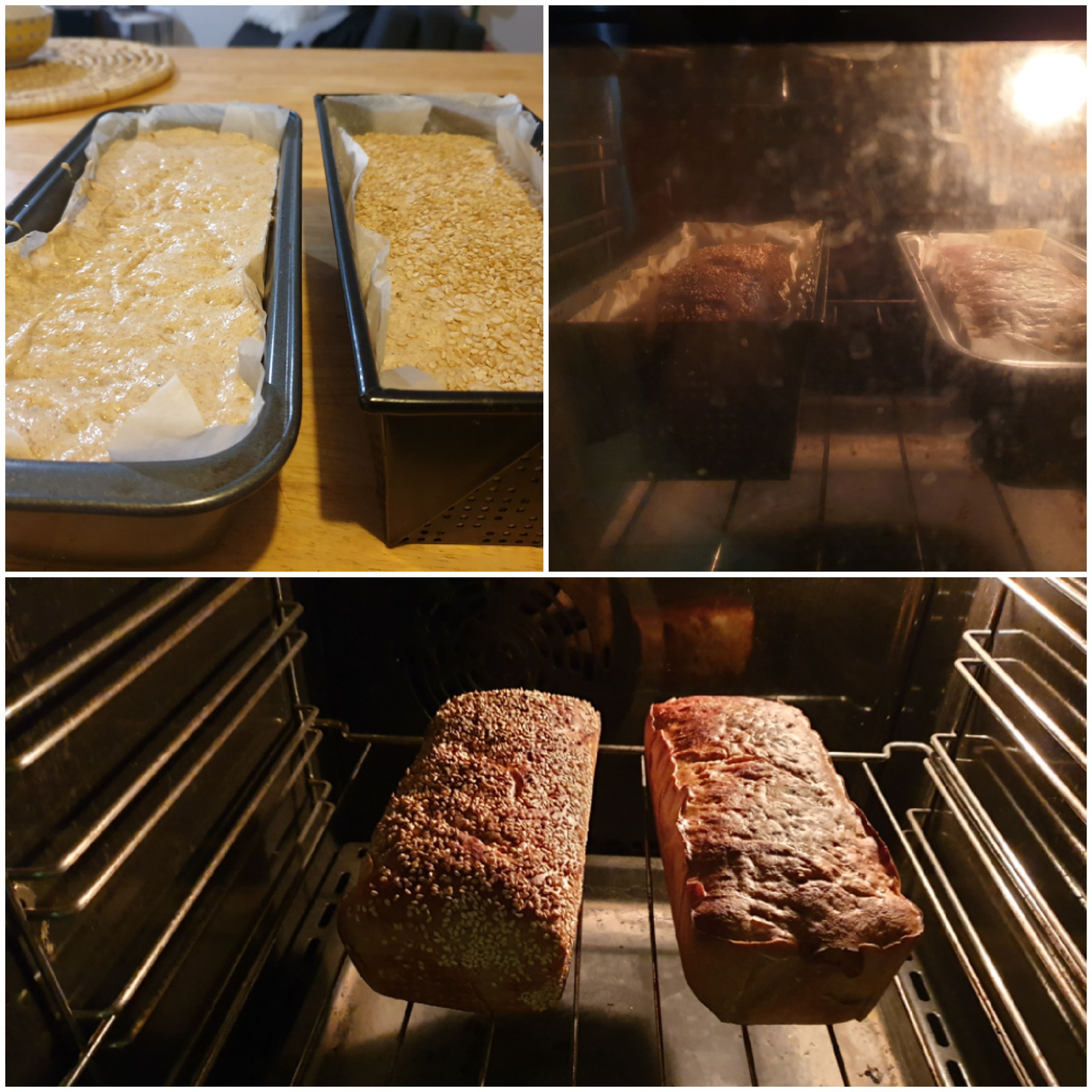 Cuisson : pâte levée, mise au four, fin de cuisson sans le moule
